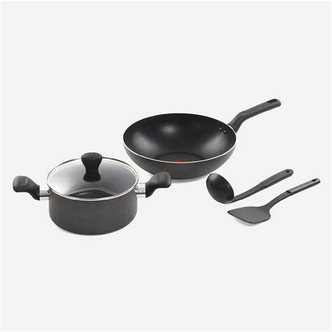 Tefal Cooking Ally 5-piece Cookware Set - Grey