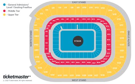 Wembley Stadium Seating Chart Ed Sheeran Elcho Table