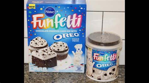 Pillsbury Funfetti Chocolate Cake Mix Woreo Cookie Pieces And Vanilla Frosting Woreo Cookie