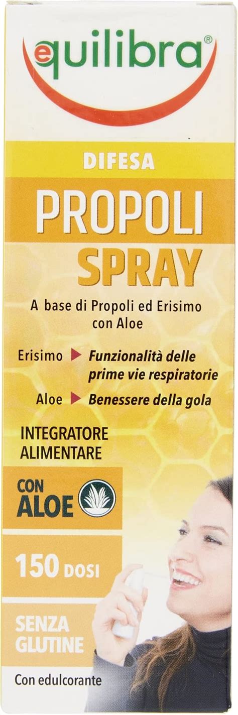 Equilibra Integratori Alimentari Propoli Spray Integratore A Base Di