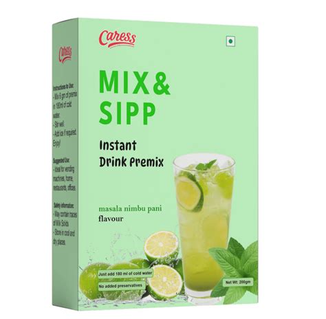 Lemon Caress Instant Masala Nimbu Pani Premix Packaging Size 200 Gm