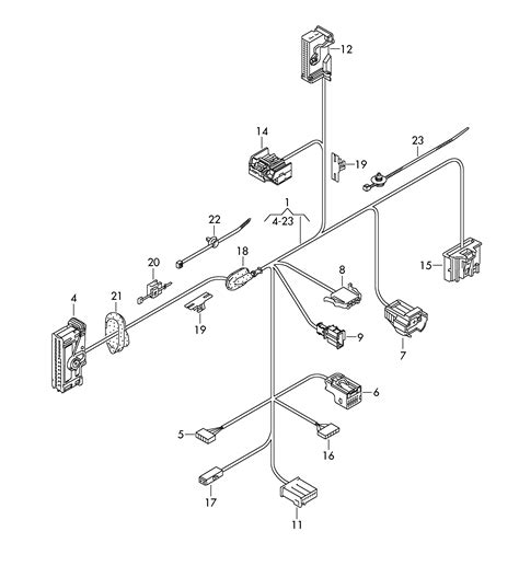 Volkswagen Passat Variant 2011 2017 Wiring Set For Door Vag Etka Online