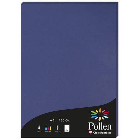 Pollen By Clairefontaine Papier Din A Nachtblau Kopierpapier De