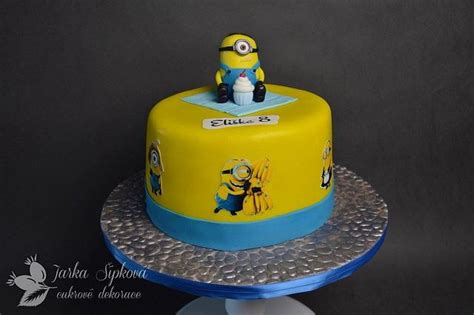 Minion Cake Decorated Cake By JarkaSipkova CakesDecor