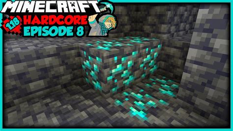 Finding My First Diamonds Let S Play Hardcore Minecraft Episode