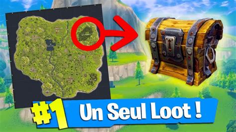 FAIRE Un TOP 1 Avec Un SEUL COFFRE Sur Fortnite Battle Royale YouTube