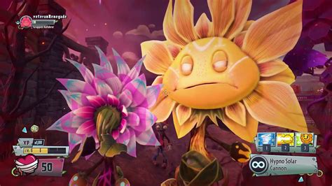 Plants Vs Zombies Garden Warfare 2 Sunflower Queen Royal Hypno Flower