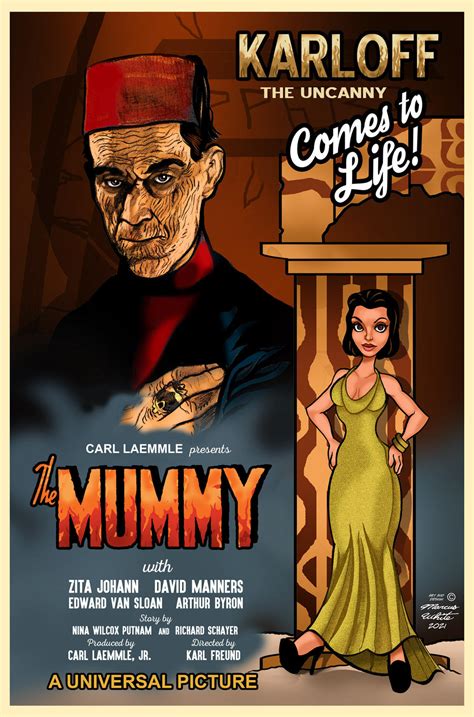 The Mummy 1932 Movie Poster Style Art by MarcusTheArtist on DeviantArt