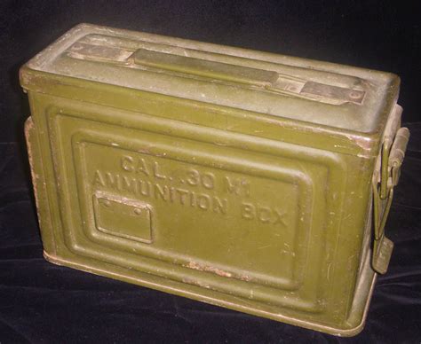 WWII .30 Caliber M1 Ammo Can for Browning M1917 A-1 M.G. and Other .30-06 by Crown: Flying Tiger ...