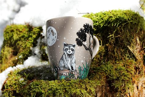 Custom Forest Animals Coffee Mug Shewolfka