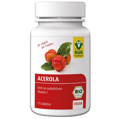 Bio Acerola Tabletten Raab Vitalfood