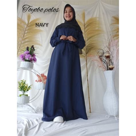 Jual Gamis Toyobo Pemda Keki Warna Dark Pns S M L Xl Xxl Dan Xxxl