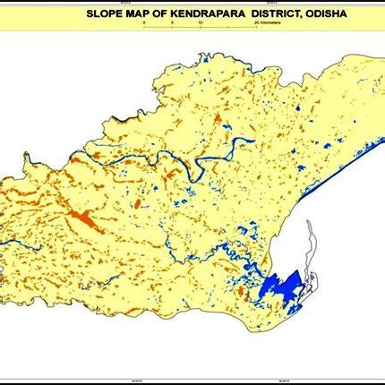 Land use and Land Cover map of Kendrapara District (Source: SRTM data ...