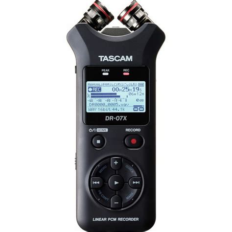 Tascam DR 07X Stereo Handheld Digital Audio Recorder USB Audio