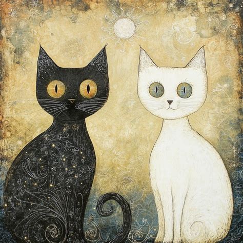 Black And White Cats Free Stock Photo - Public Domain Pictures