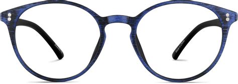 Blue Round Glasses #2020616 | Zenni Optical