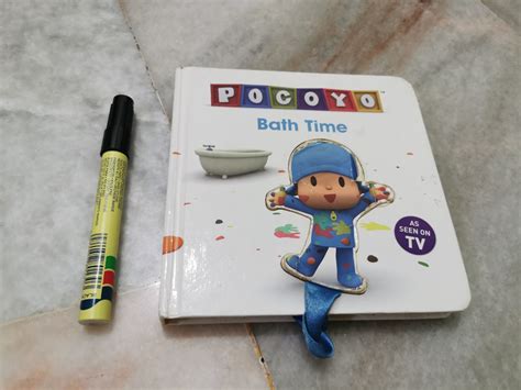 Board Book Pocoyo Bath Time Interactive Hobbies And Toys Books