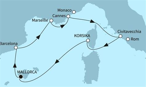 Mein Schiff Westliches Mittelmeer Mit Marseille