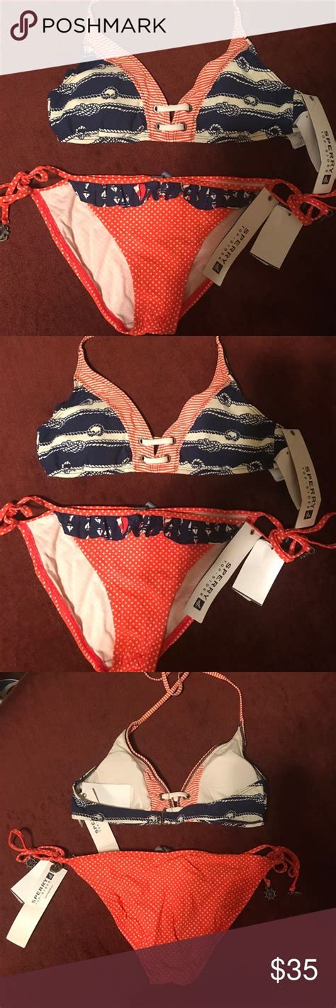 Sperry Sailboat Bikini Set Bikinis Bikini Set Sperrys