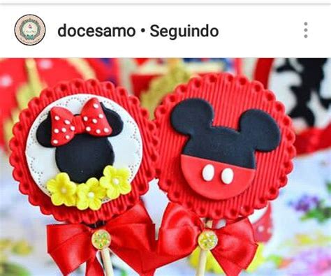 Pin De Joaninha S Art Em Bolos Lindos Doces Personalizados Mickey