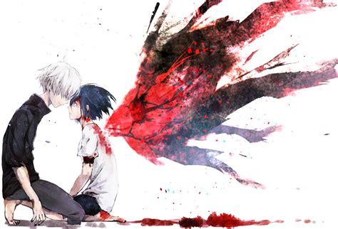 tokyo ghoul hd wallpaper ken kaneki touka kirishima