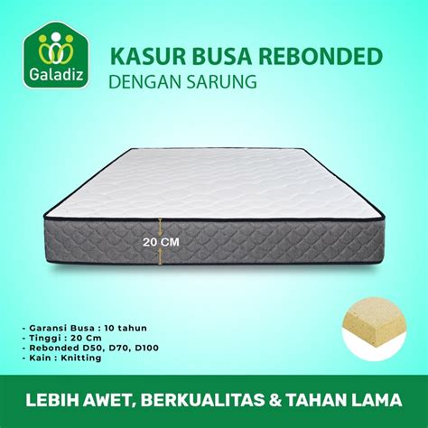 Jual Galadiz Kasur Busa Rebonded Dengan Sarung Shopee Indonesia