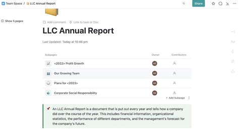 How To Make Annual Report In Excel