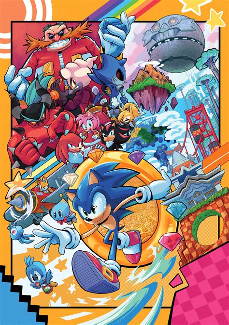 Sonic Th Anniversary Geektopia Idw Publishing On Behance