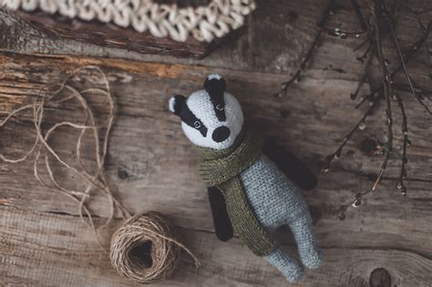 Crochet badger pattern amigurumi badger pattern PDF crochet | Etsy