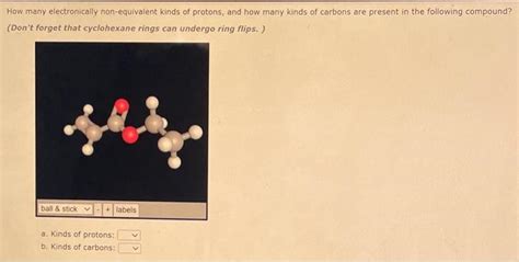 Solved How Many Electronically Non Equivalent Kinds Of Chegg