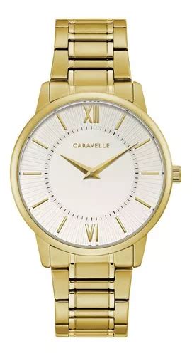 Reloj Caravelle By Bulova A Para Hombre Tono Dorado Meses Sin