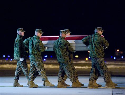 Marine Lance Cpl. Jose L. Maldonado honored in dignified transfer Dec