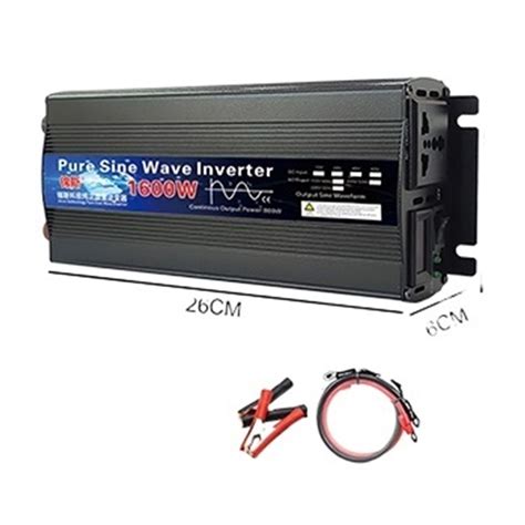 Pure Sine Wave Inverter 12V 24V 110 220 1000w 2000w 2600w Inversor 12V