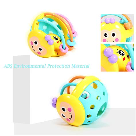 Rattles Ball Toy For Babies Ages 0 12 Months Colorful Soft