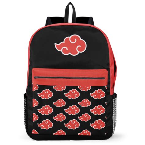 Bolsa Mochila Escolar Anime Naruto Nuvem Akatsuki Itachi Uchiha