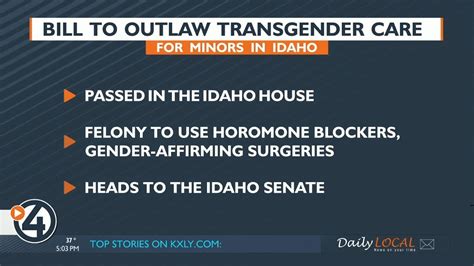 Bill Outlawing Gender Affirming Healthcare For Minors Passes Idaho