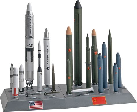 Revell Monogram® 1144 Usaussr Missile Set Plastic Model Kit Model