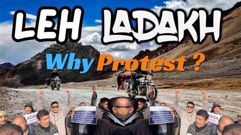 Protests In Ladakh Over Demand For Statehood Lehladakh Ladakh Youtube