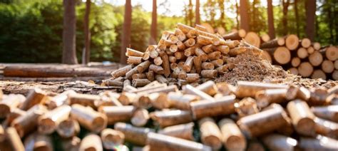 Forest Transition Fallen Logs To Wood Pellets A Natural Transformation