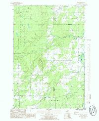 1985 Map of Pelkie, MI — High-Res | Pastmaps