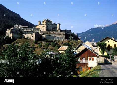 France Hautes Alpes Village De Chateau Queyras In The Regional