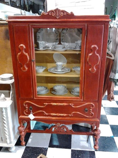 Restored To Beautiful Antique China Cabinet Makeover