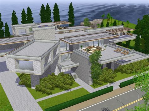 The Sims Resource - Large modern mansion