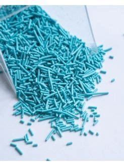 Посыпка кондитерская сахарная декоративная Голубая 75гр для кулича ...