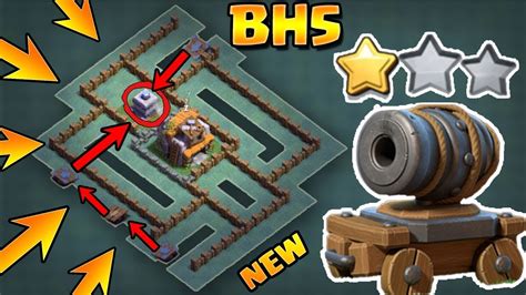 Best Builder Hall 5 Bh5 Base With Defense Replays Bh5 Anti 2 Star Base Layout Clash Of