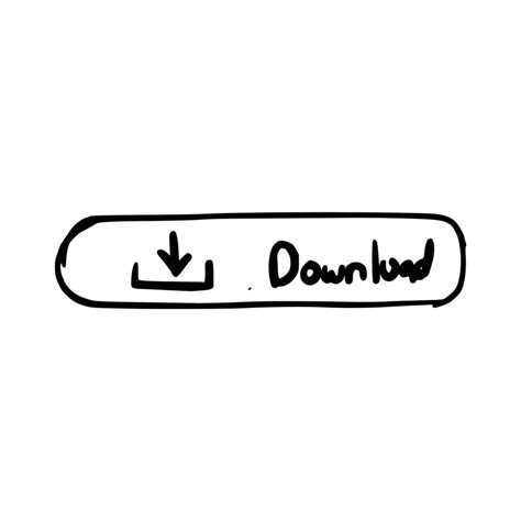 Handdrawn download button icon 42901200 Vector Art at Vecteezy