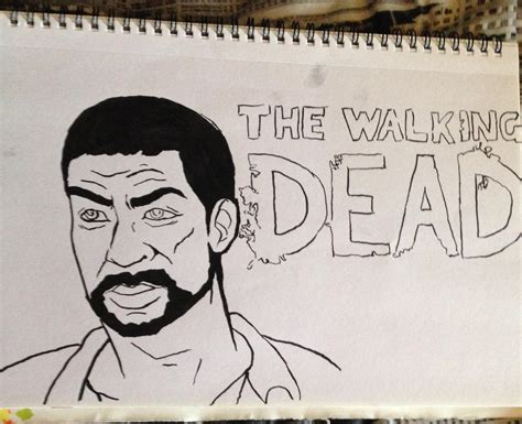 Lee - The Walking Dead Game Fan Art by BenJaminTheArtist on DeviantArt