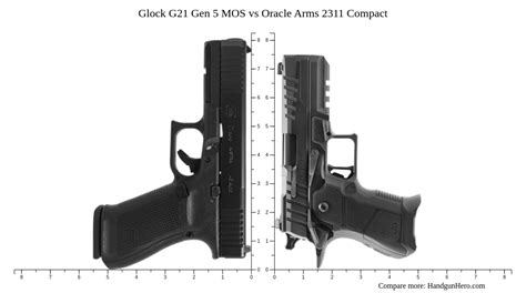 Glock G Gen Mos Vs Oracle Arms Compact Size Comparison