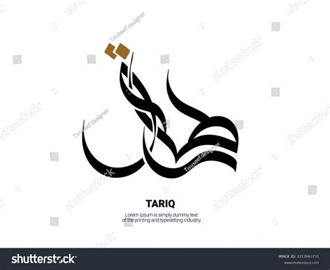 Tariq Name Logo