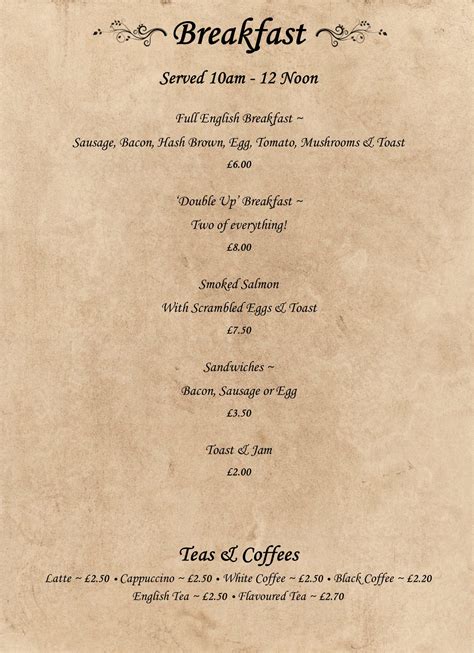 Breakfast Menu The Colchester Officers ClubThe Colchester Officers Club